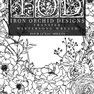 Transfer Winter`s Song Wreath 30x40