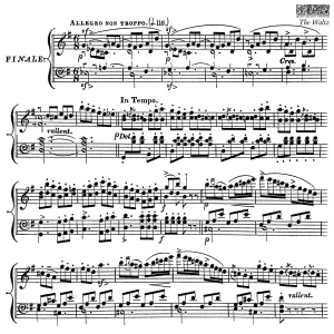 Carimbo The Waltz - 30x30cm