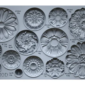 Mould Rosettes 15x25