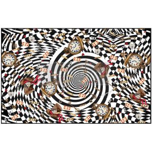 Tissue Paper Tea Party Whirlwind - 49x76xm